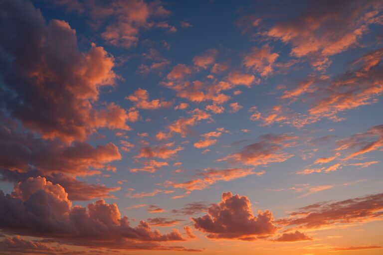Beautiful clouds wallpaper with vibrant colors.