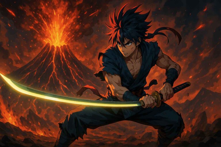 Warrior With Katana Wallpaper